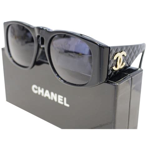 chanel black quilted lenses|Eyewear .